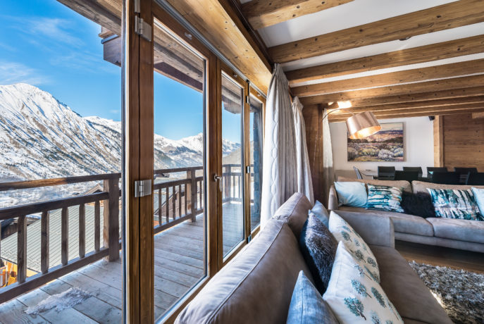 Chalet Roc de Fer salon 2 Saint Martin de Belleville, Savoie