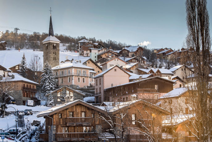 L’Épicerie / Vue du bâtiment actuel / Saint Martin de Belleville, Savoie