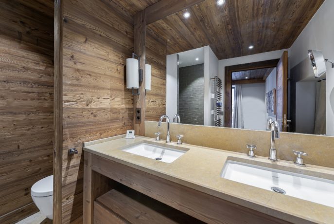 L'Epicerie / Appartement 1 / salle de bain / Saint Martin de Belleville, Savoie
