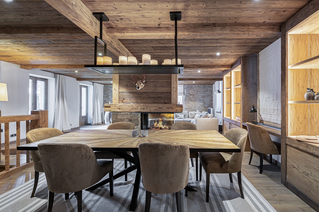 L'Epicerie / Appartement 1 / salle à manger / Saint Martin de Belleville, Savoie